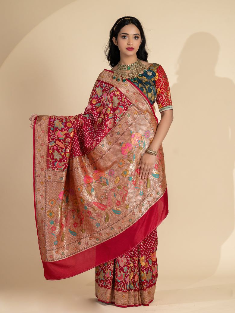 Bandhani Saree