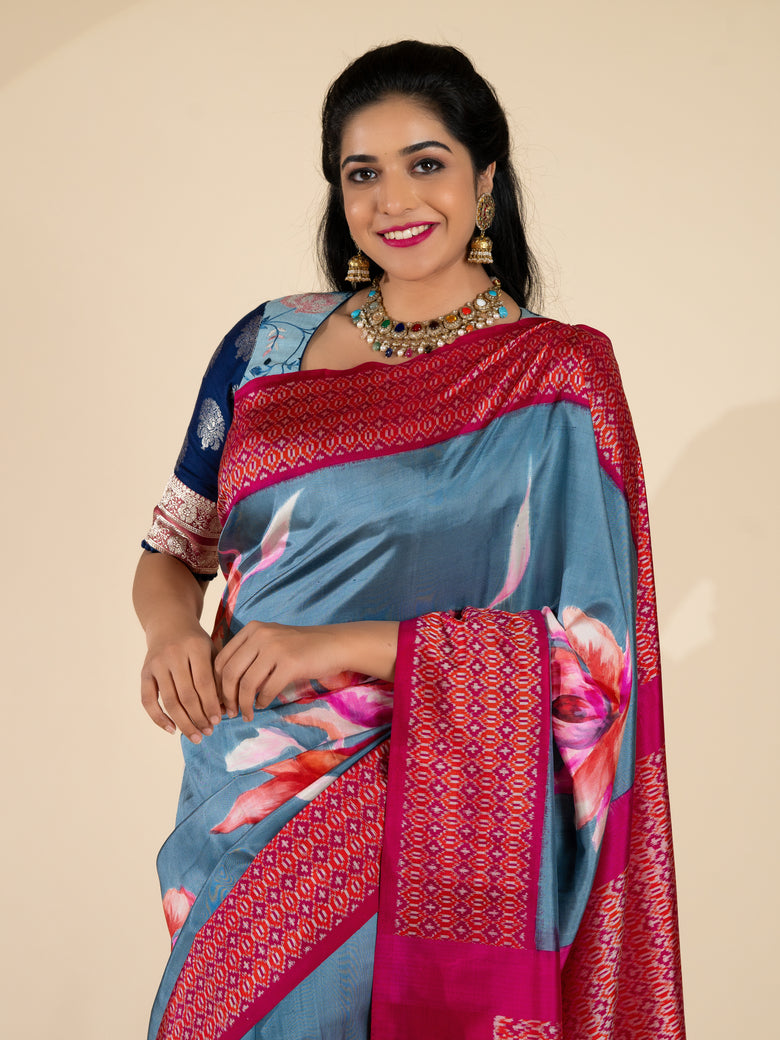 Ikat Saree