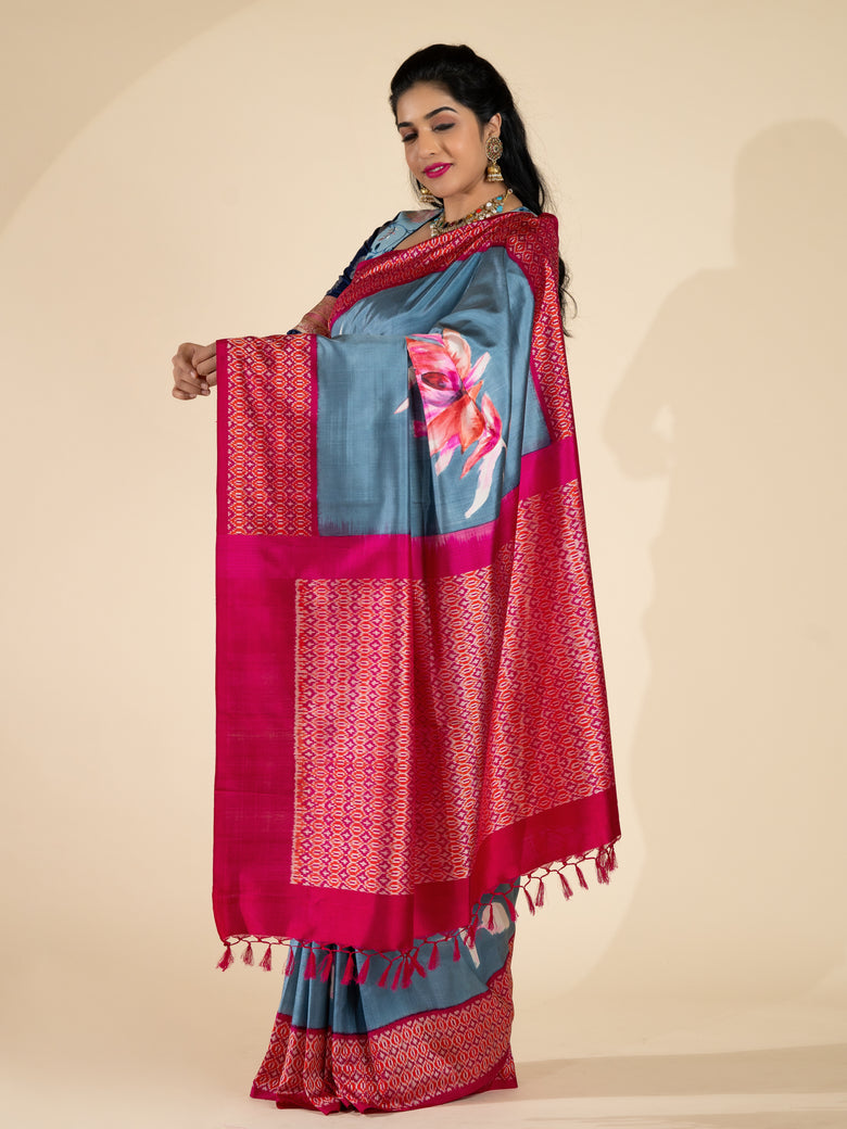 Ikat Saree