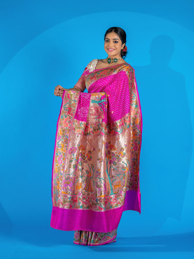 Bandhani Saree