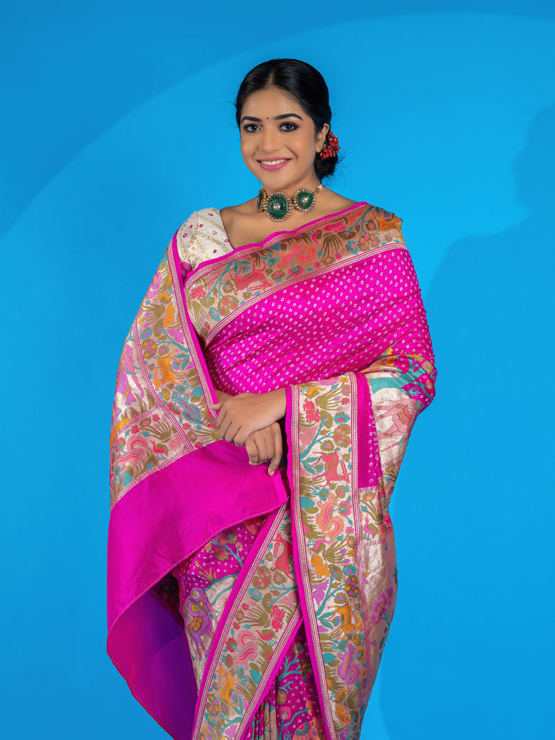 Bandhani Saree