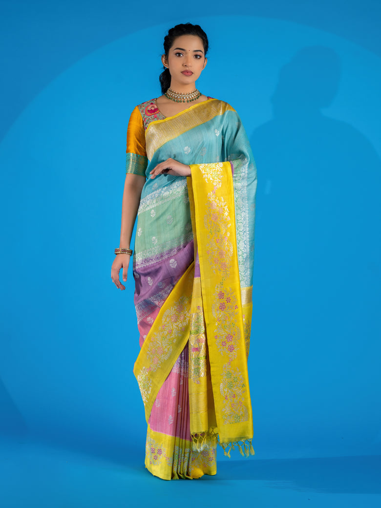 Tussore Saree