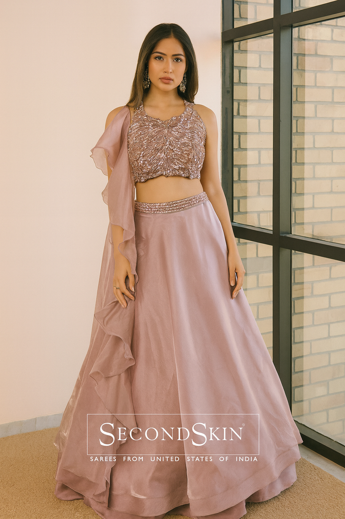 Lilac Lehenga Set