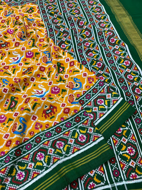 Patan Patola Saree Mustard In Color