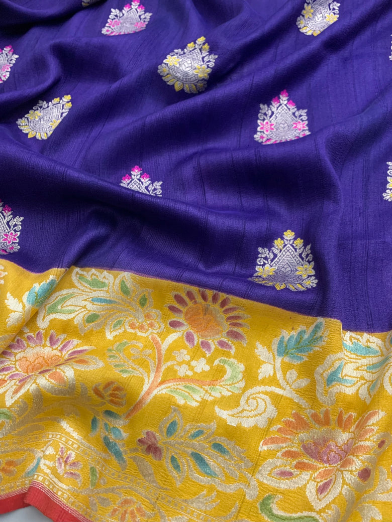 Tussore Georgette Saree