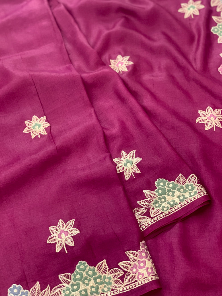 Tussore Saree