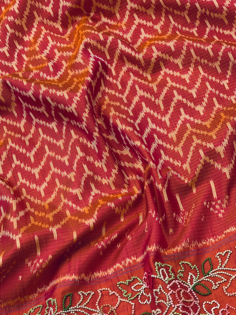 Ikat Saree