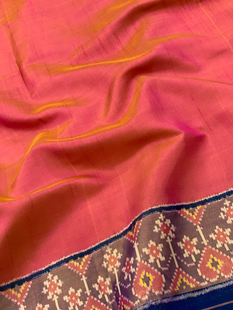 Rajkot Patola Saree Pink In Colour