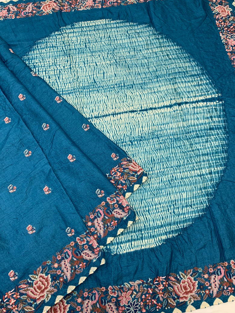 Tussore Saree