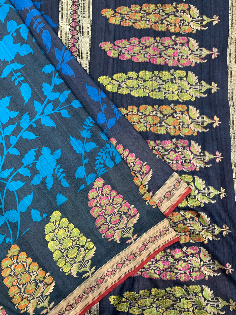 Tussore Georgette Saree