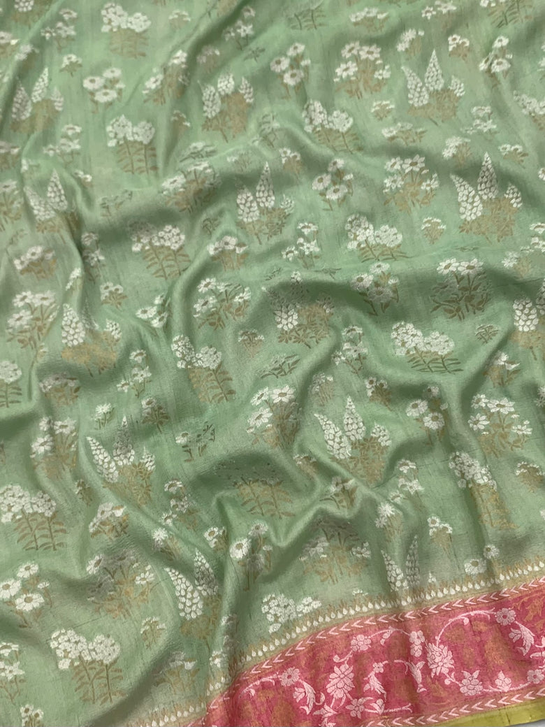 Tussore Georgette Saree