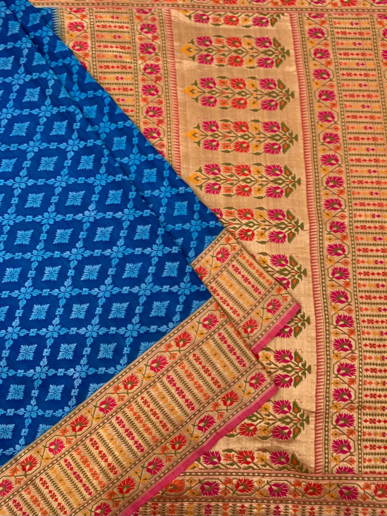 Tussore Georgette Saree