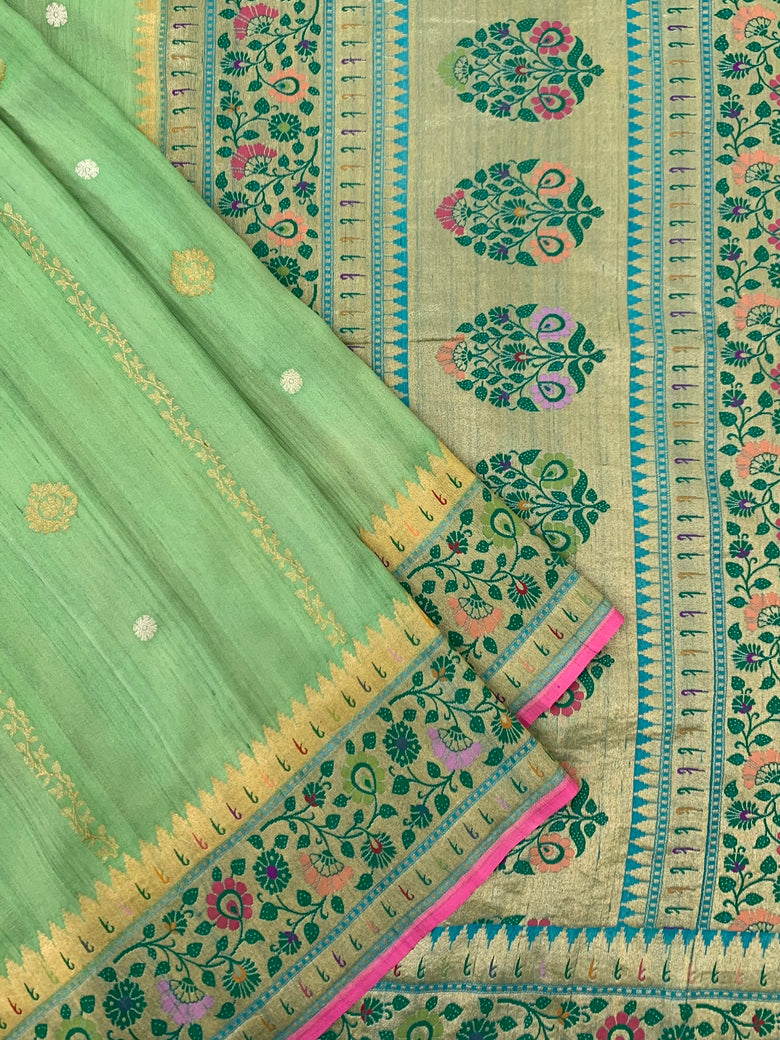 Tussore Georgette Saree