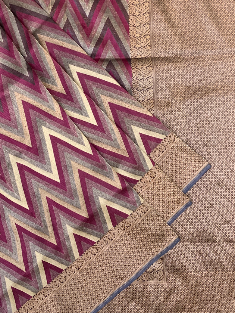 Banarasi Rangkat Kadwa Weave Silk Saree