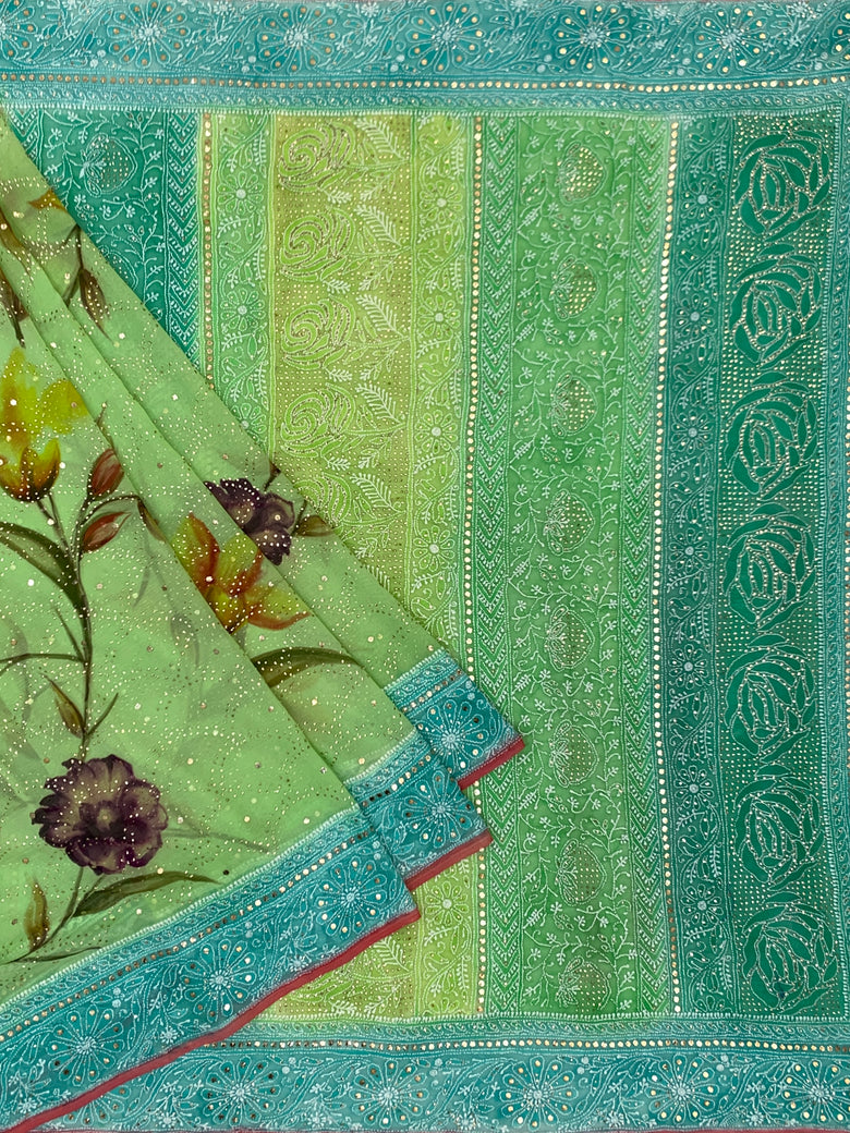 Georgette Saree