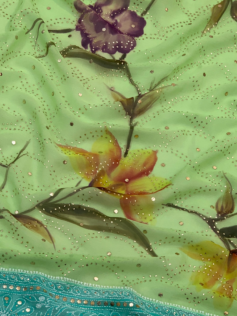 Georgette Saree