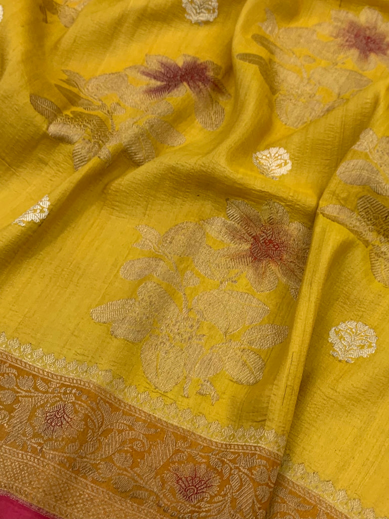 Tussore Saree