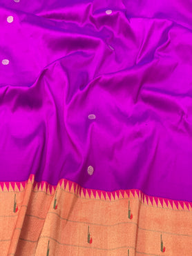 Paithani Saree Purple In Color