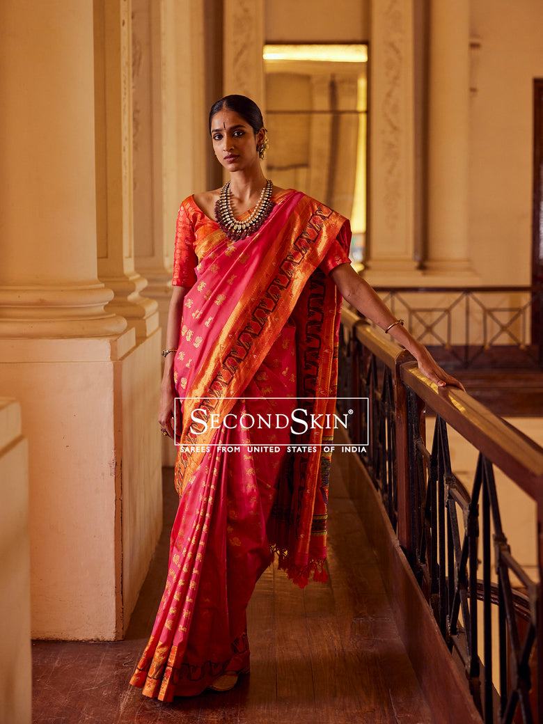 Kanjeevaram With Paithani Silk Saree