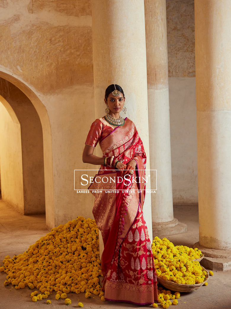 Banarasi Kadwa Weave Silk Saree