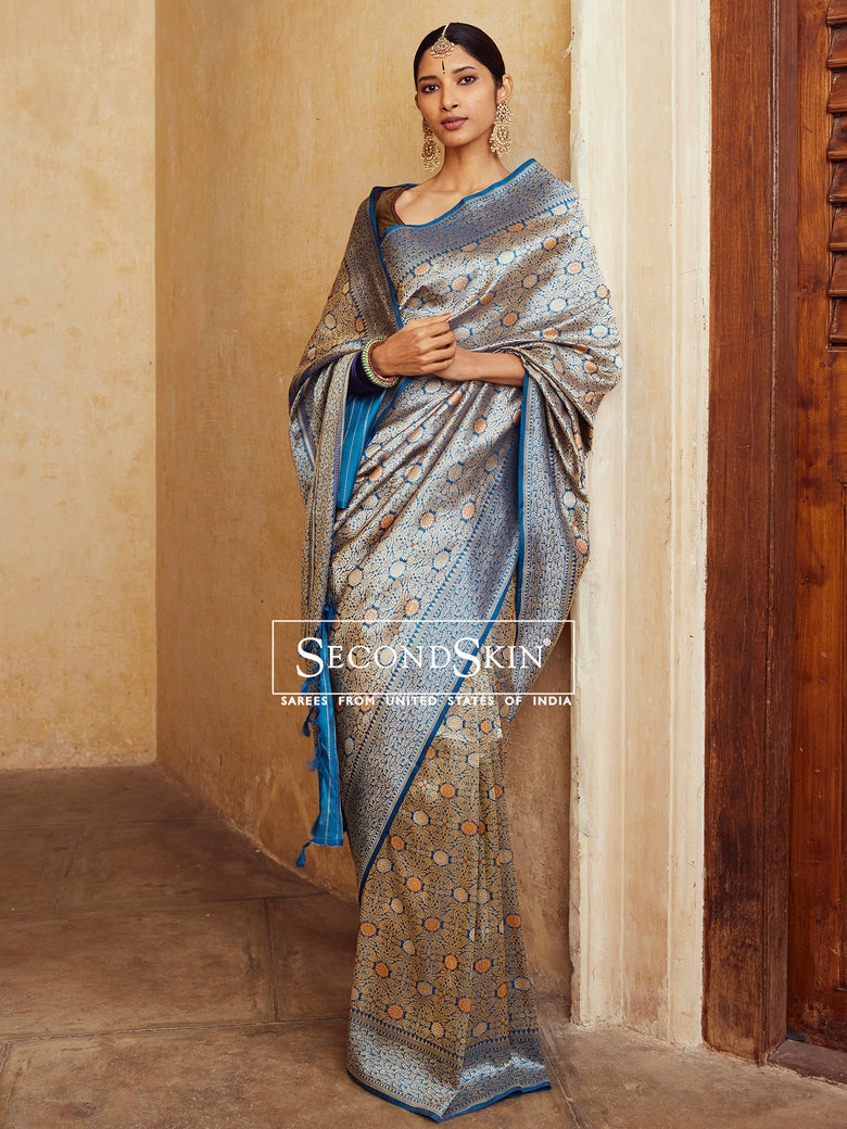 Banarasi Brocade Kadwa Weave Silk Saree