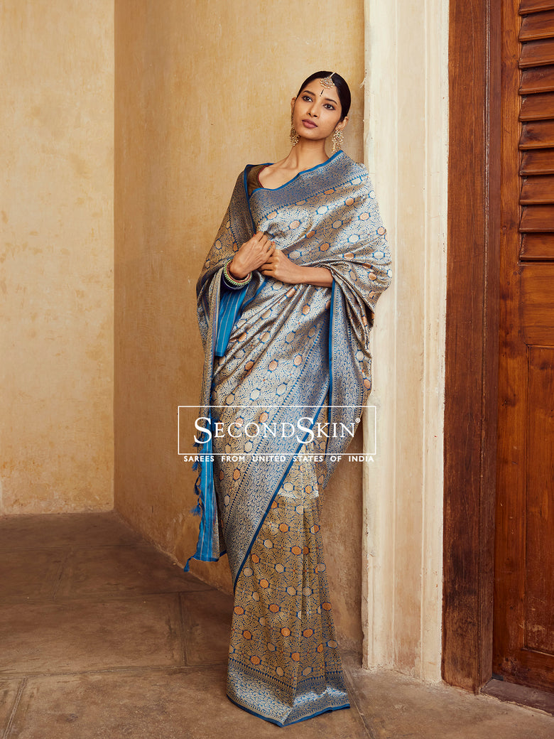 Banarasi Brocade Kadwa Weave Silk Saree