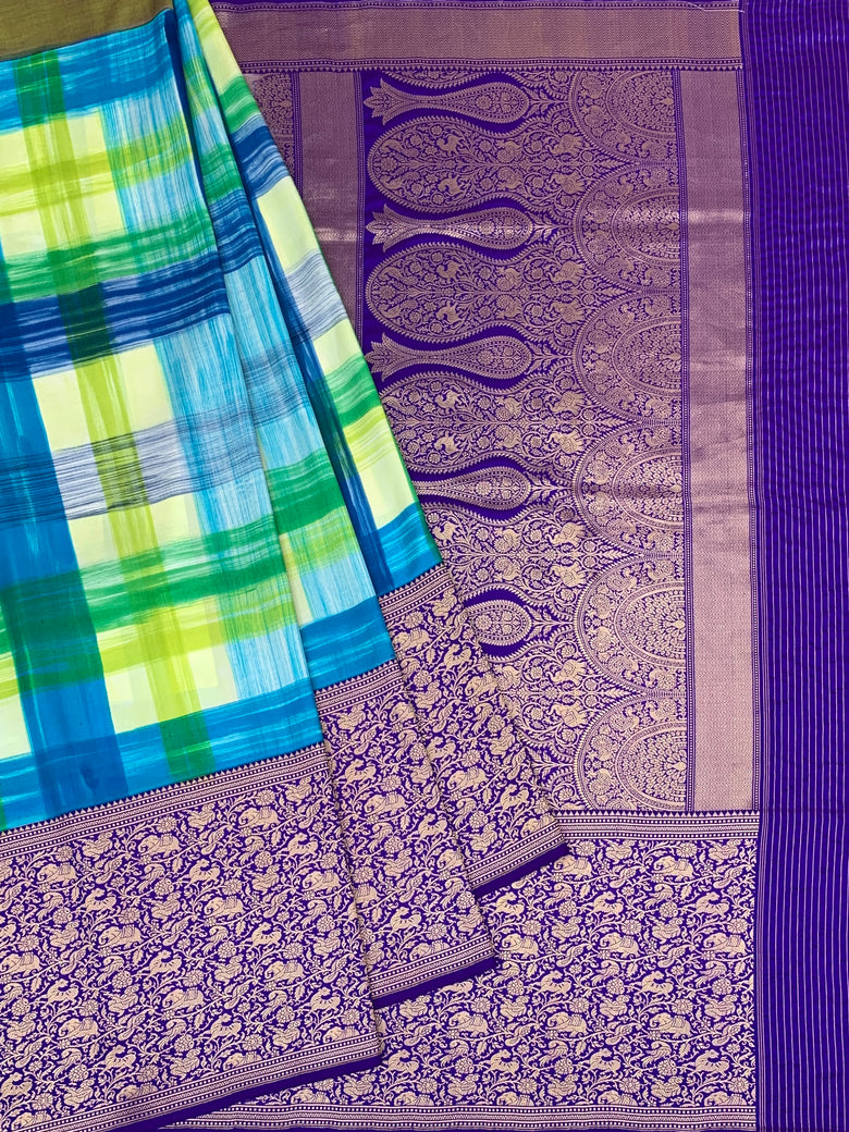 Printed Kanjeevaram Saree