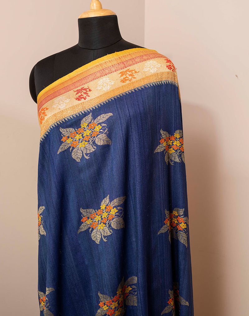 Tussore Georgette Saree