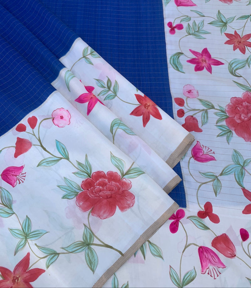 Tussore Georgette Saree