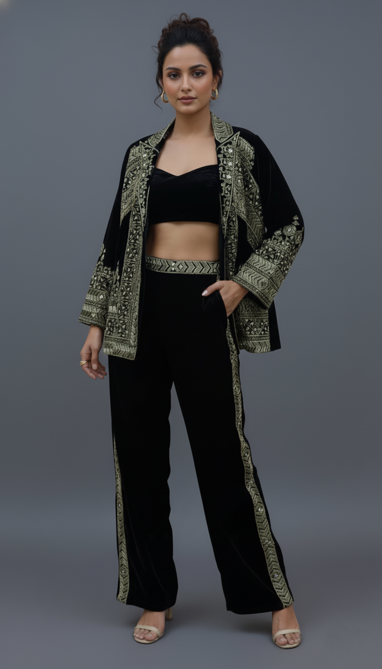 Indo Western Cape Set