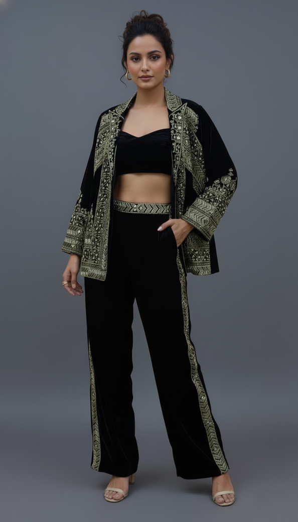 Indo Western Cape Set