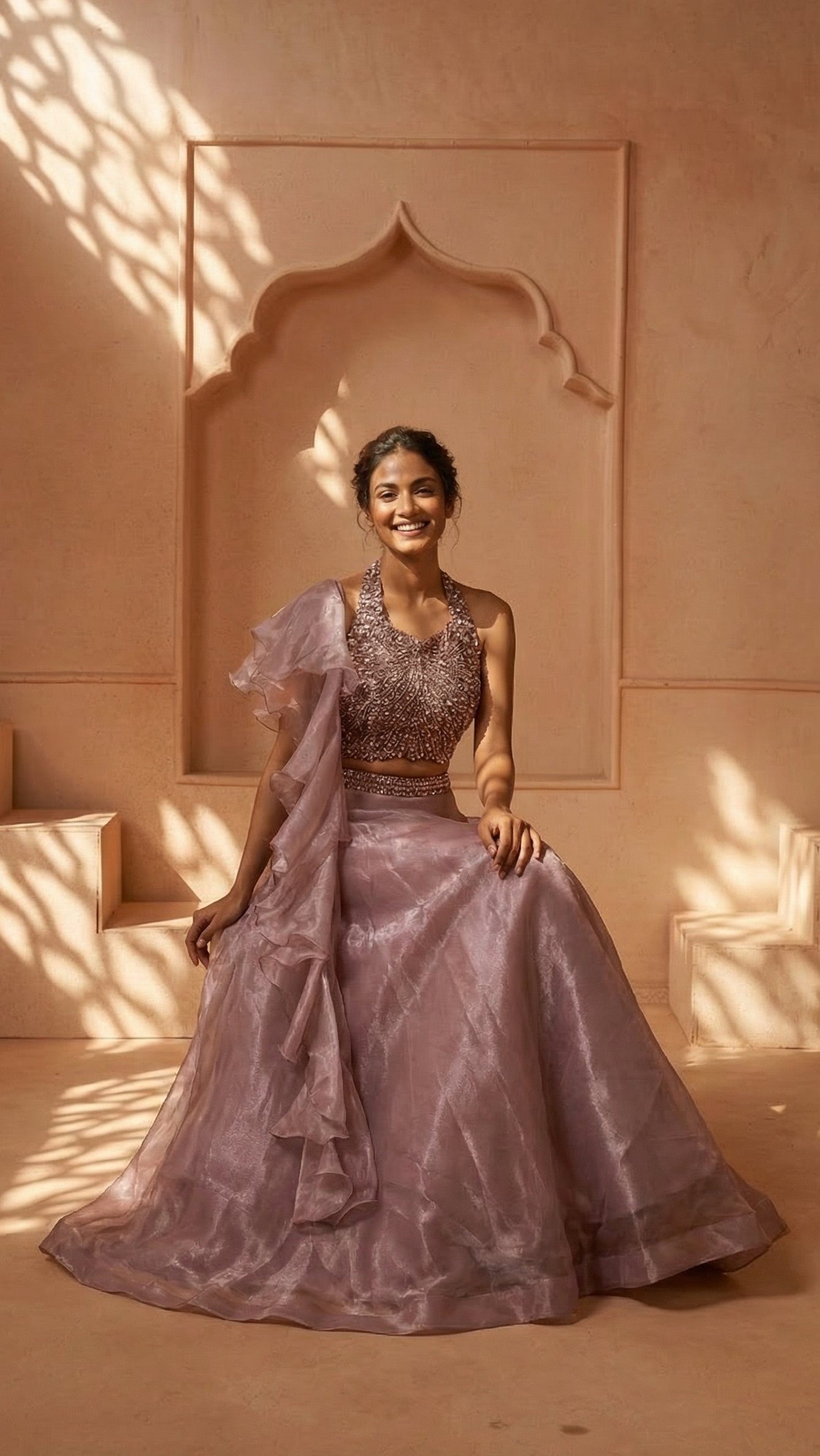 Lilac Lehenga Set
