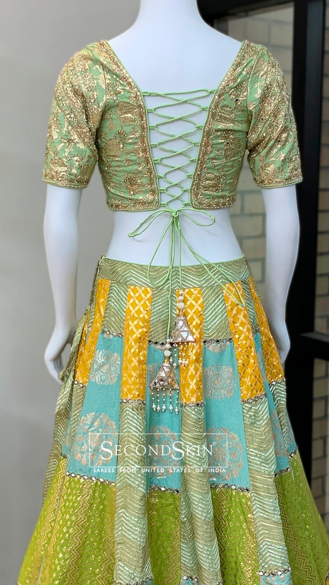 Banarasi Lehenga In Multi-Colour