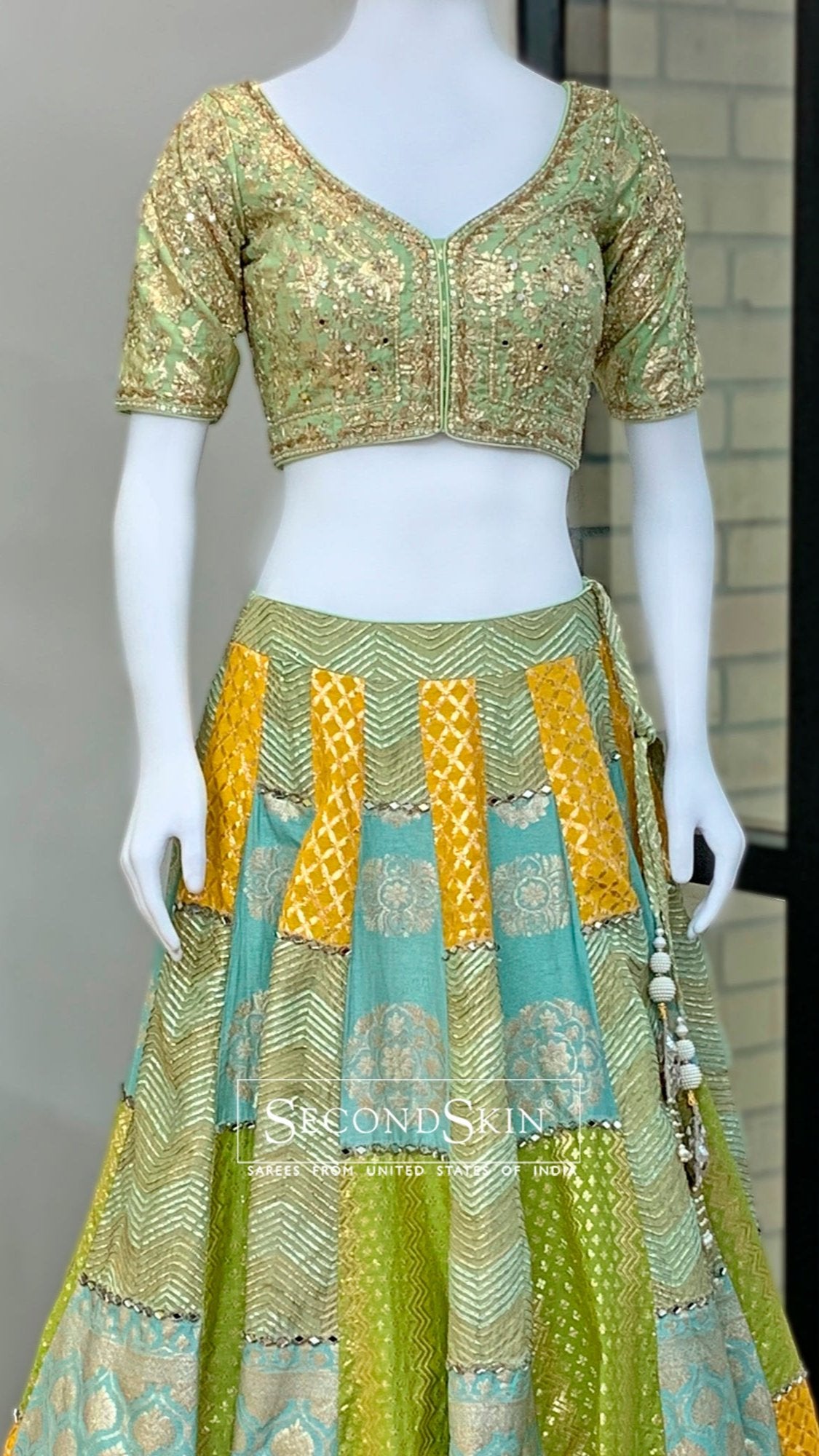 Banarasi Lehenga In Multi-Colour