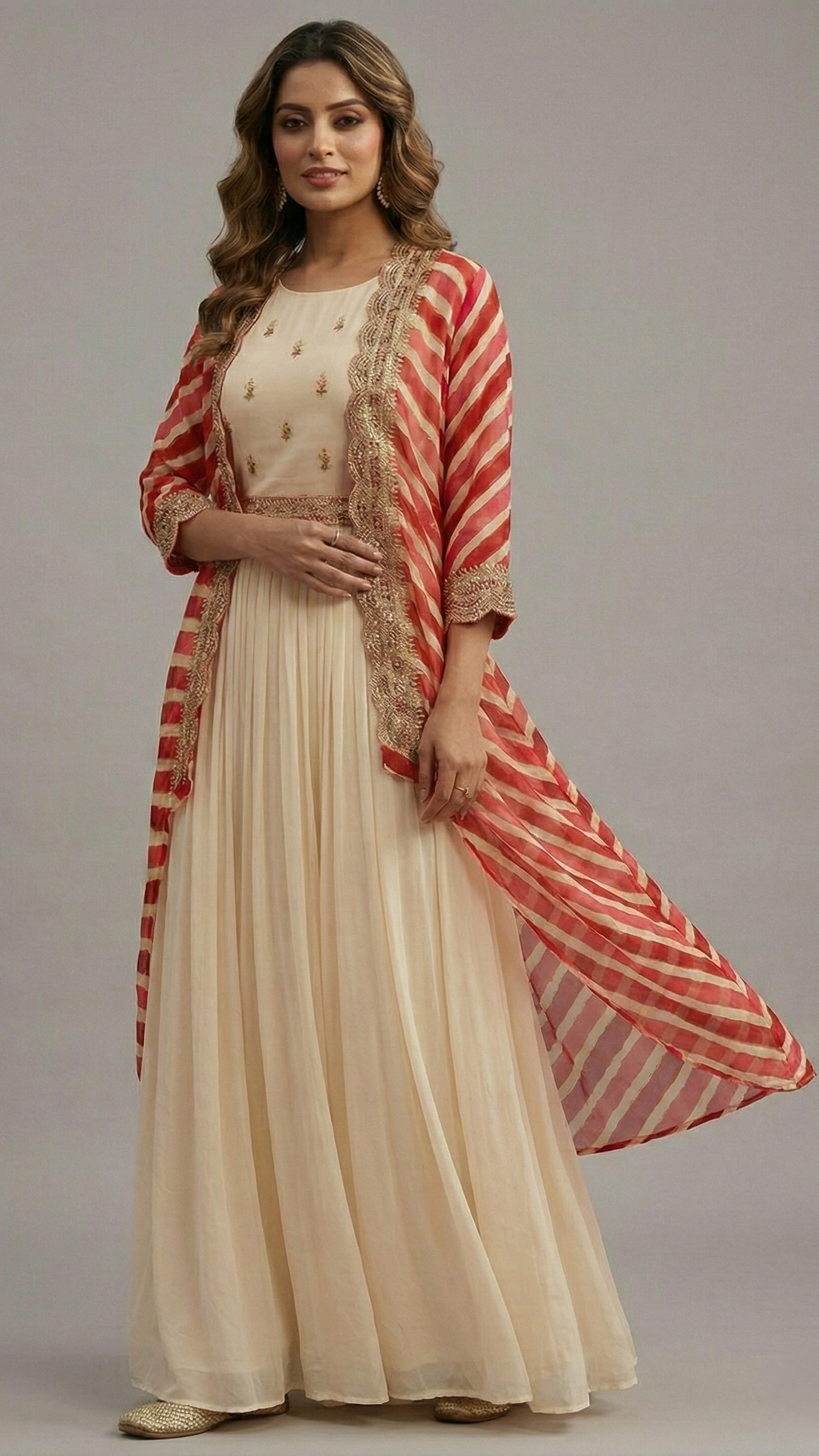 Indo Western Cape Set