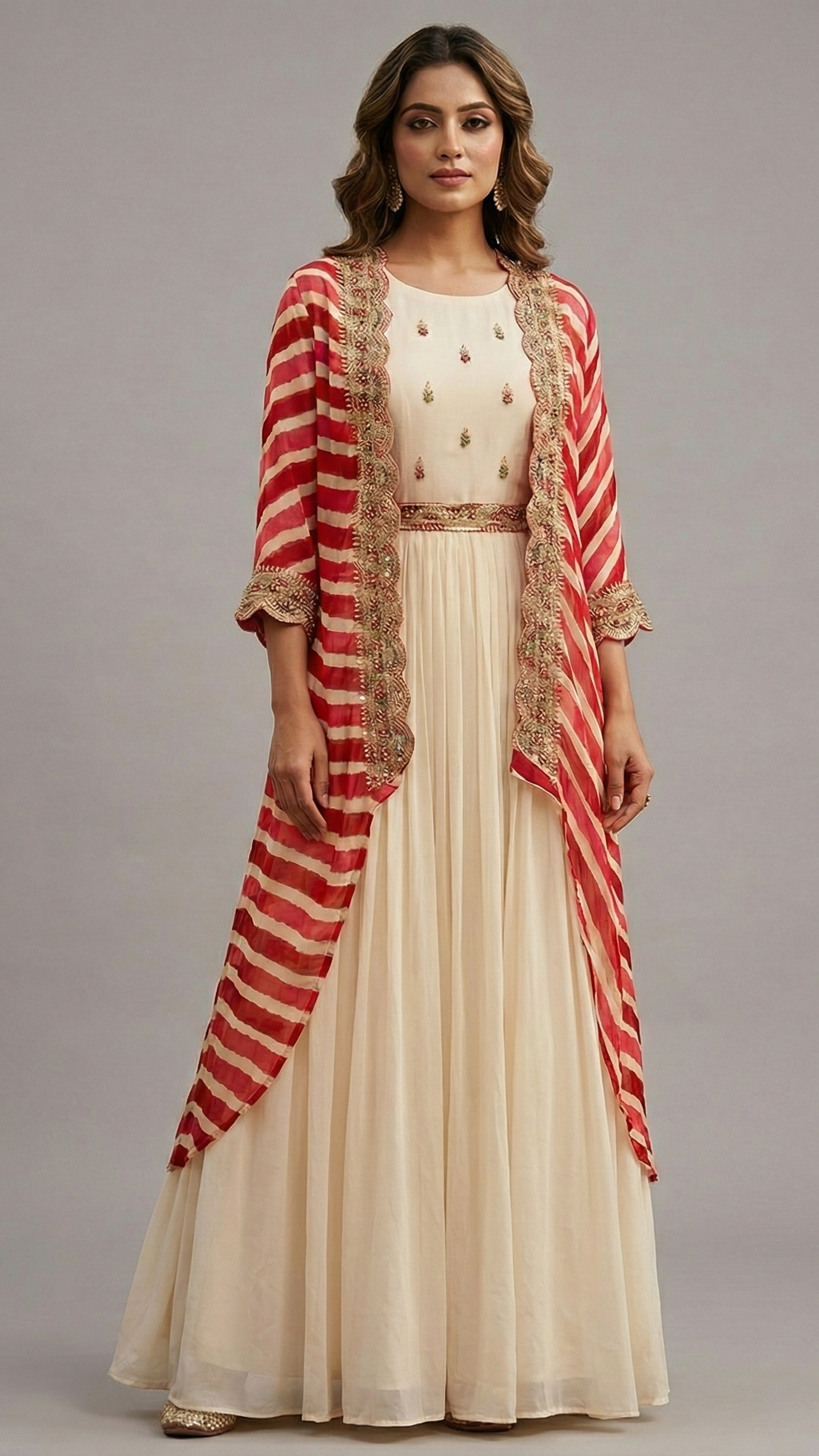 Indo Western Cape Set