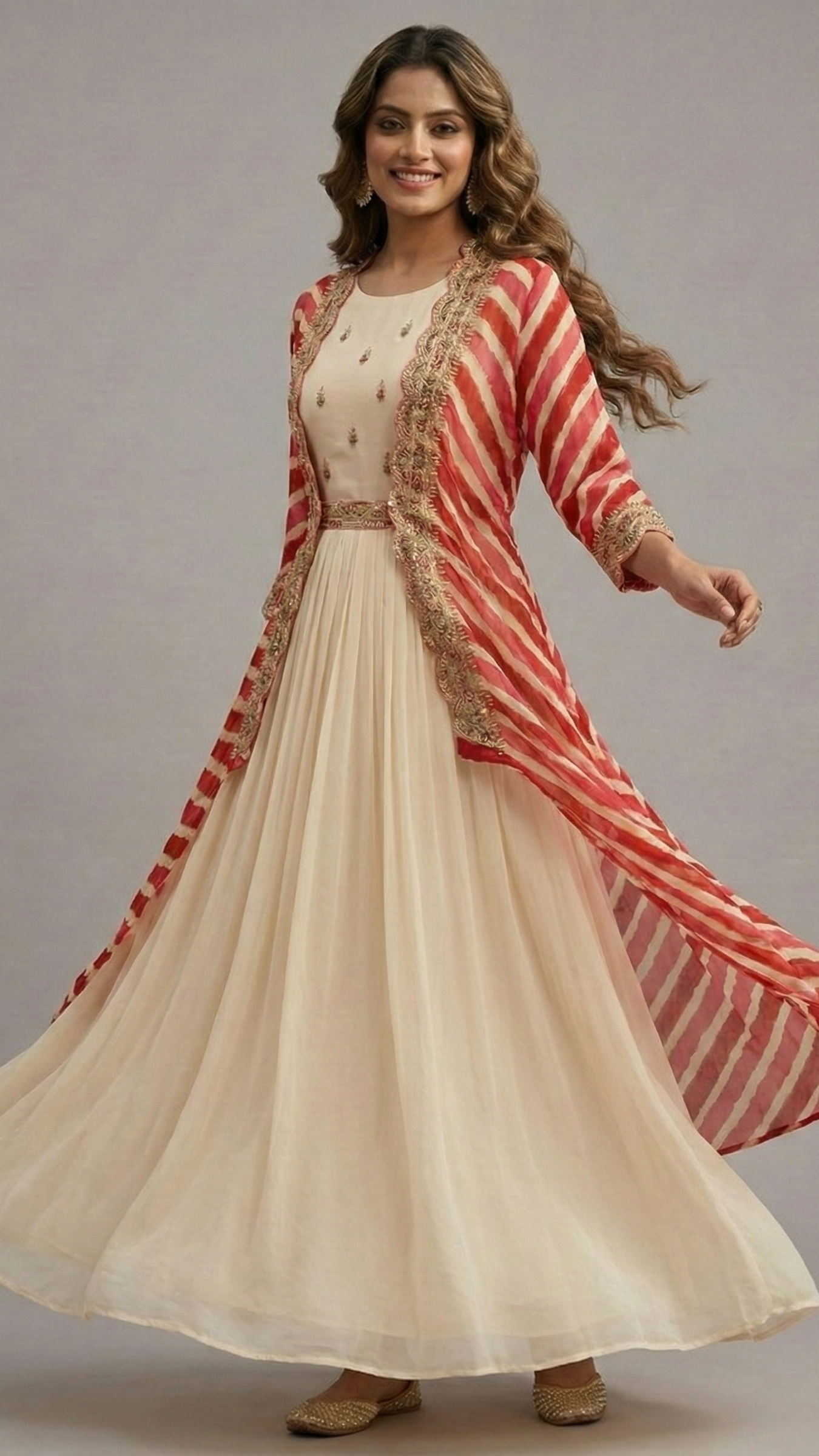 Indo Western Cape Set