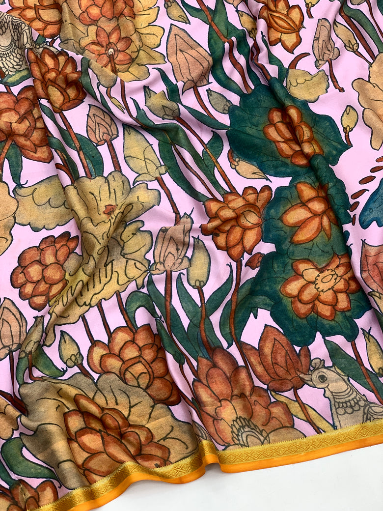 Mysore Silk Digital Printed Saree