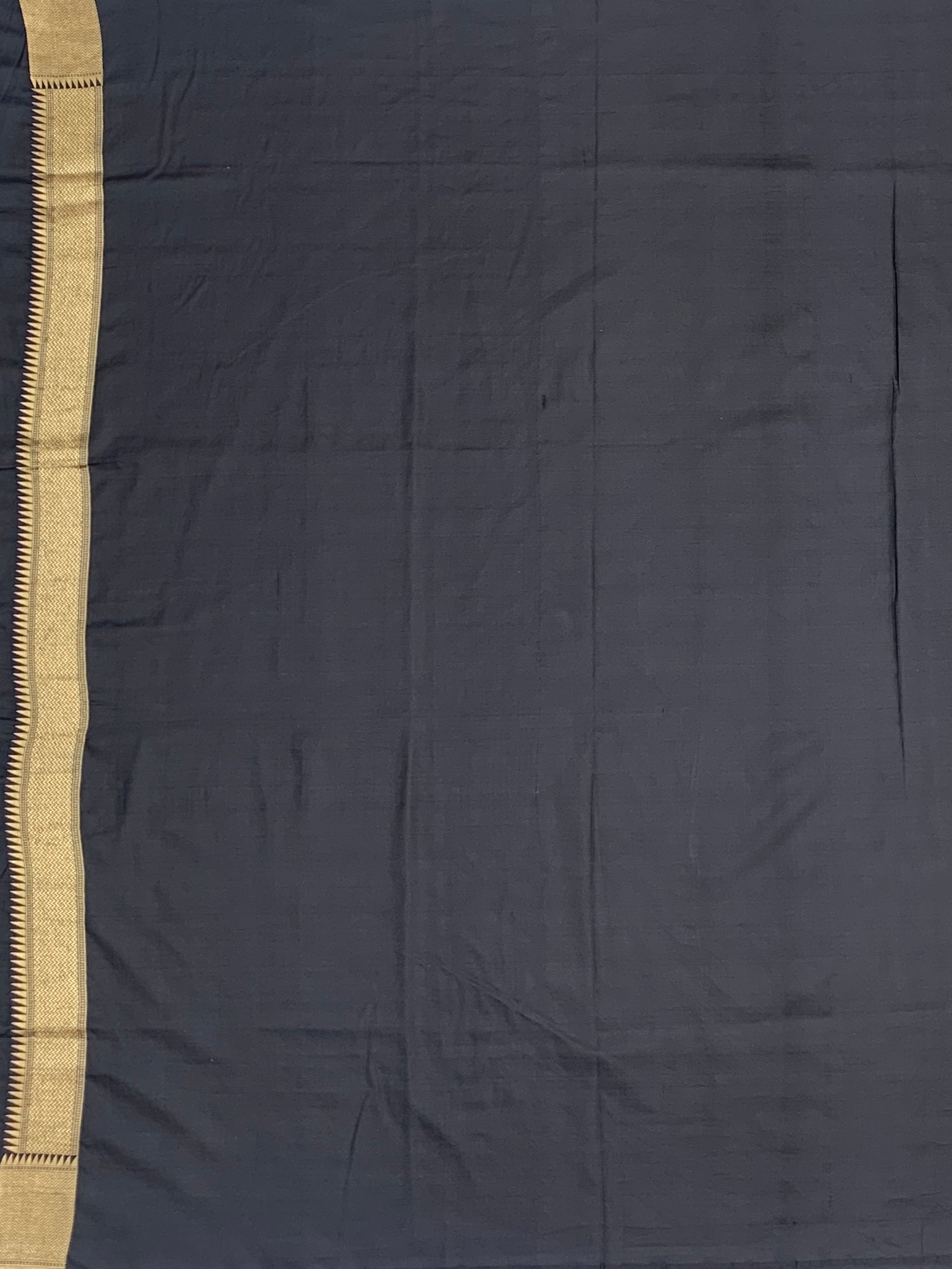 Modernist Banarasi Silk Saree with Geometric Arch Motifs