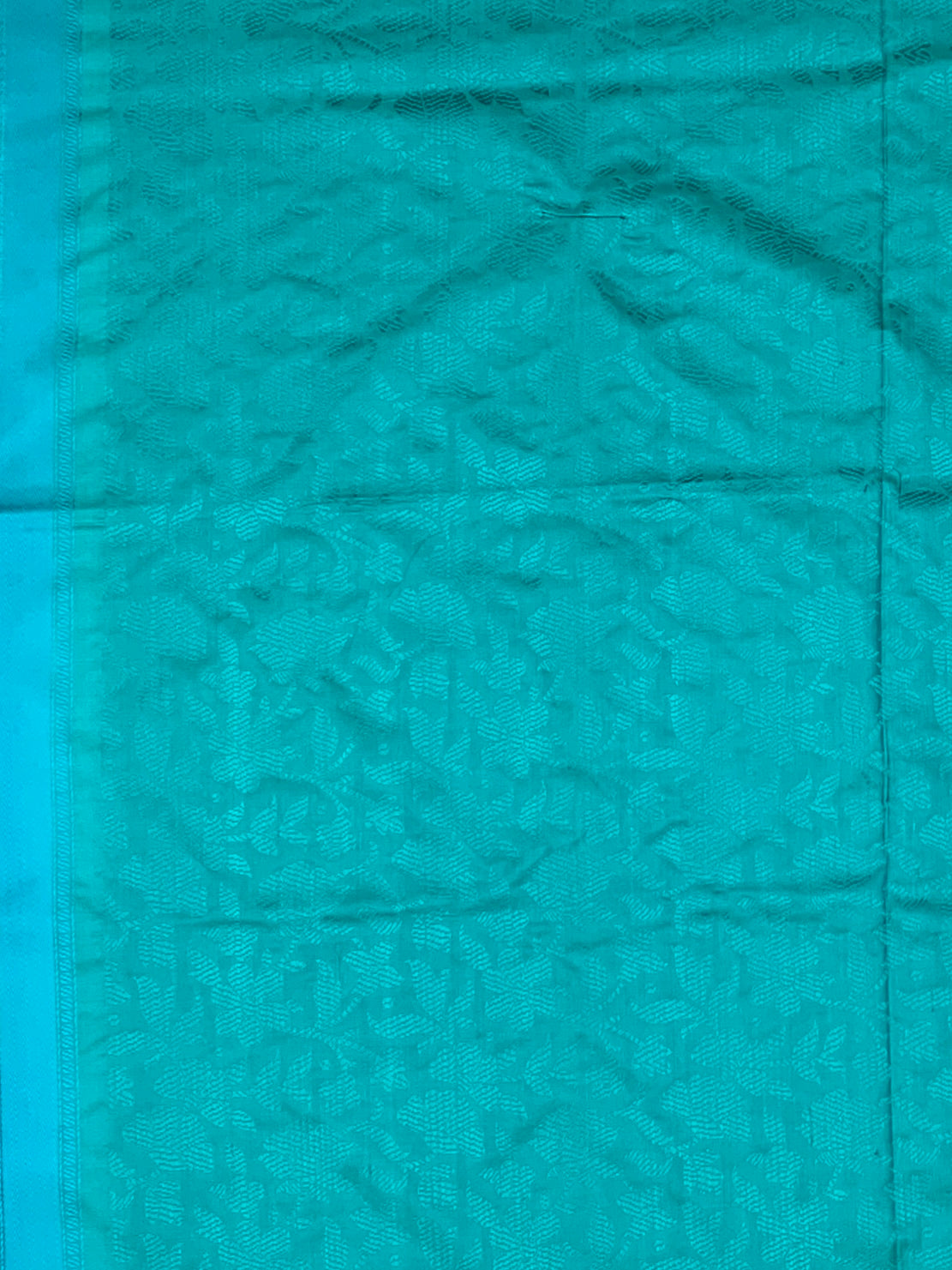 Radiance in Blue : Handwoven Banarasi Silk Saree