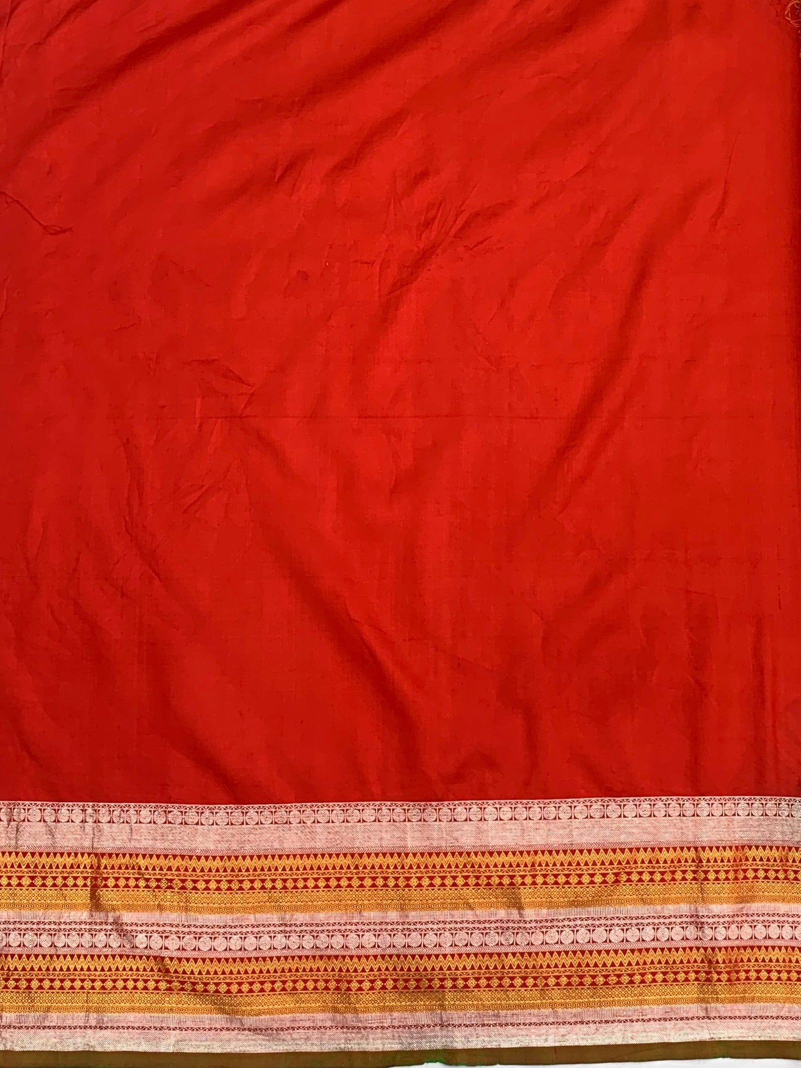 Kanjeevaram Silk Tie-Dye Bandhani Saree