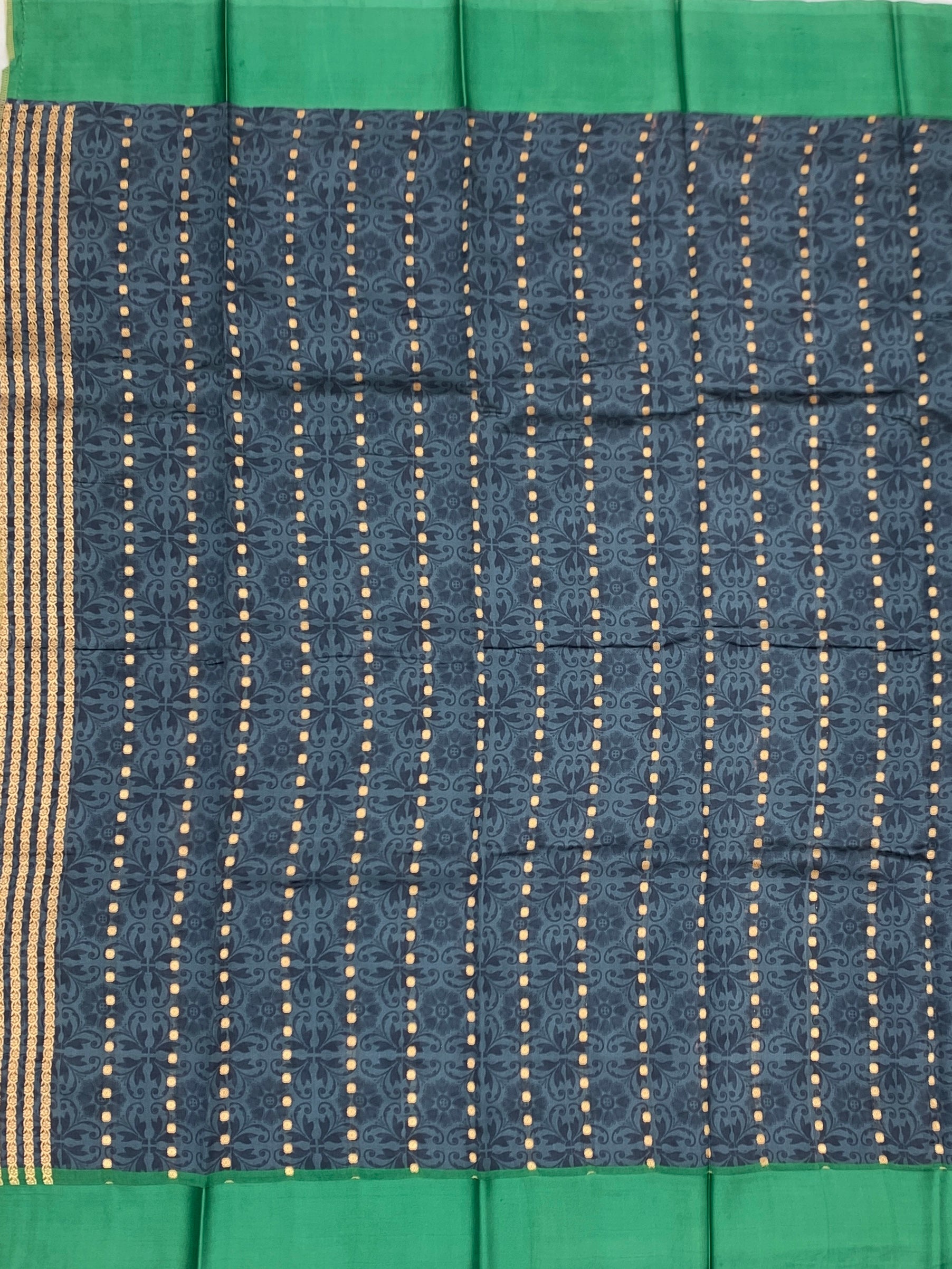 Digital Printed Raw Mango Silk Saree