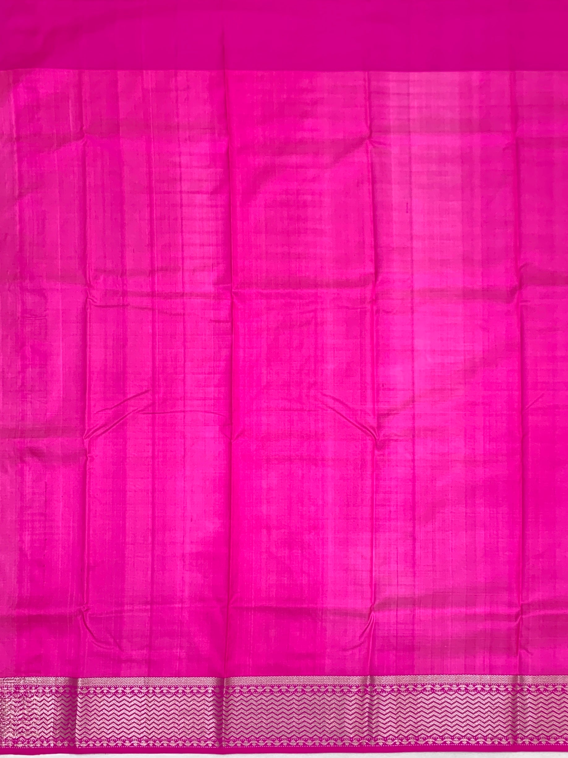 Rani Pink Chanderi Silk Saree