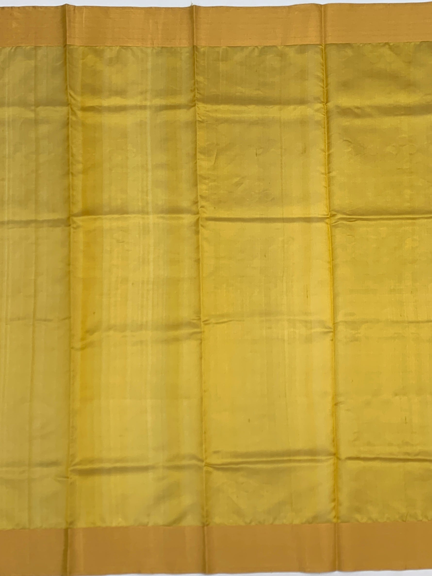 Mustard Chanderi Silk Saree with Floral Butas