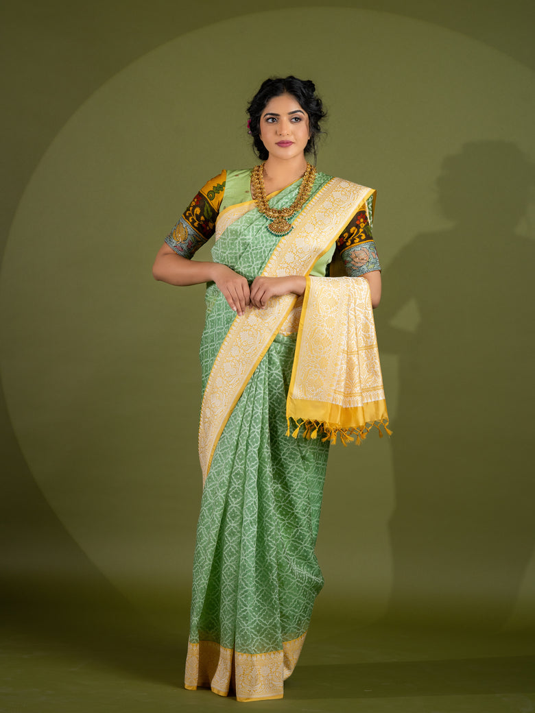 Banarasi Kora Saree