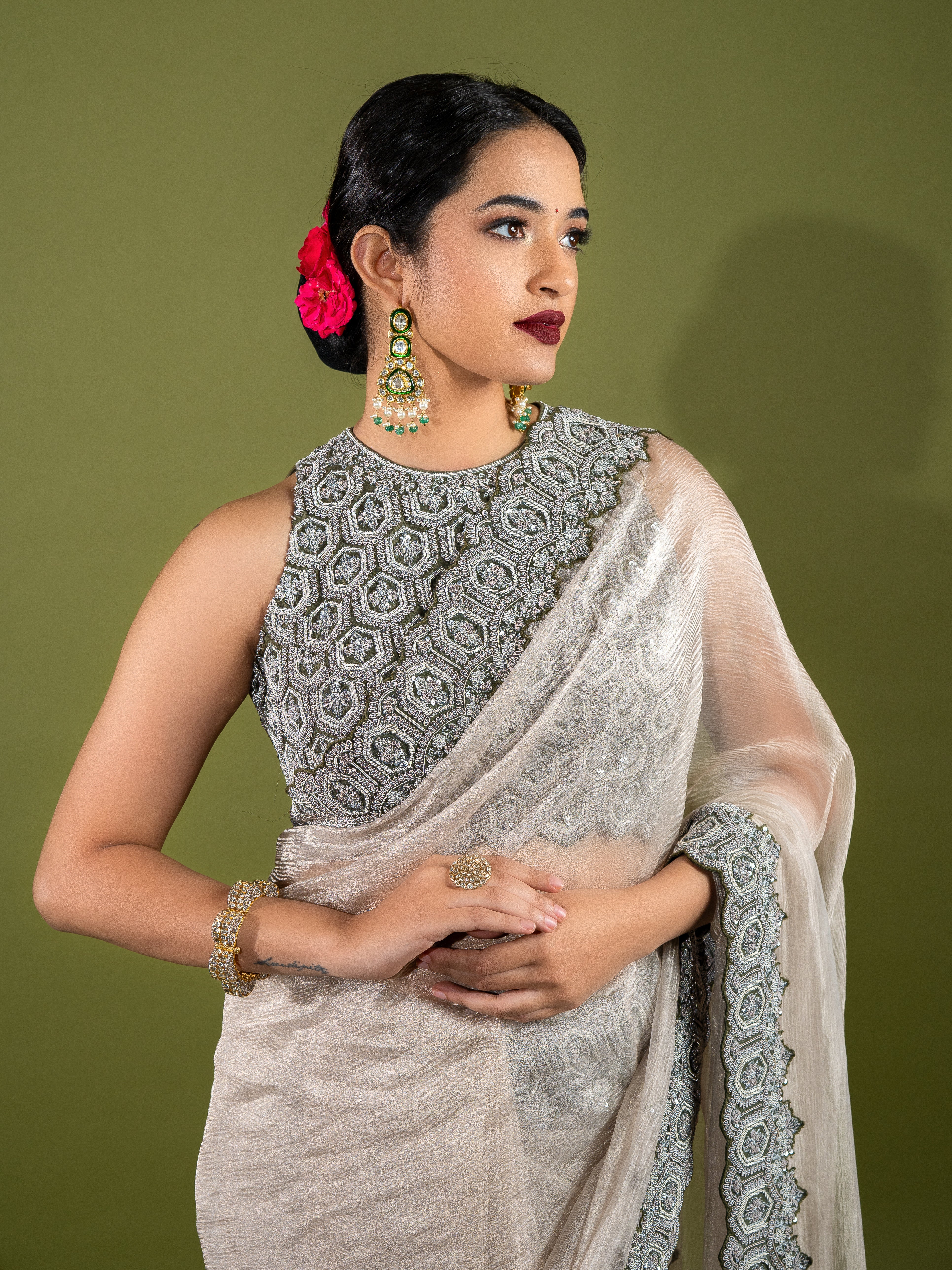Organza Saree