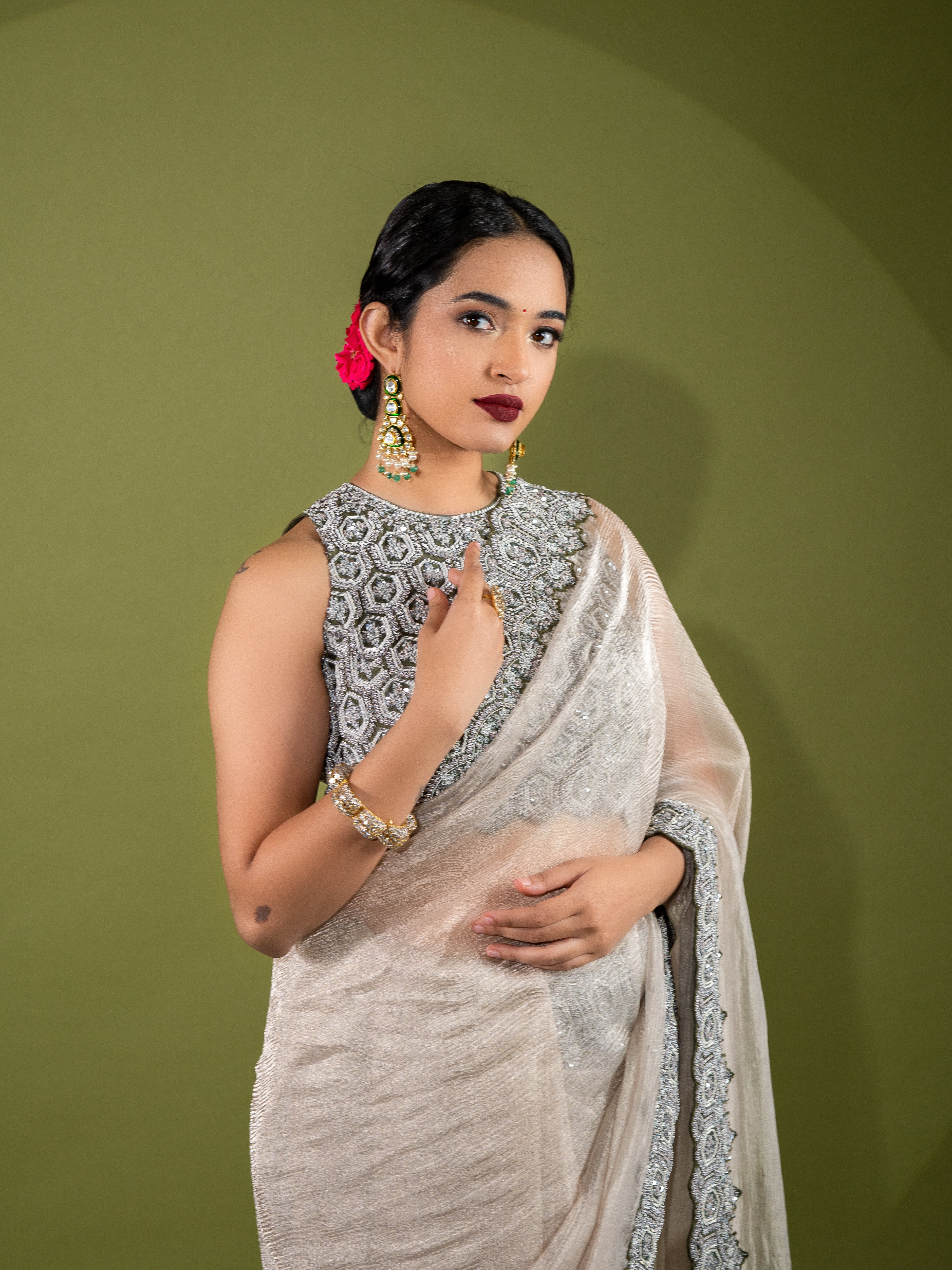Organza Saree
