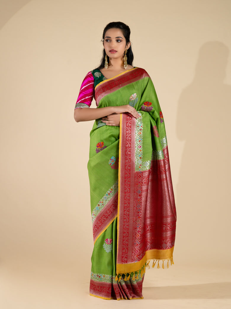 Tussore Saree