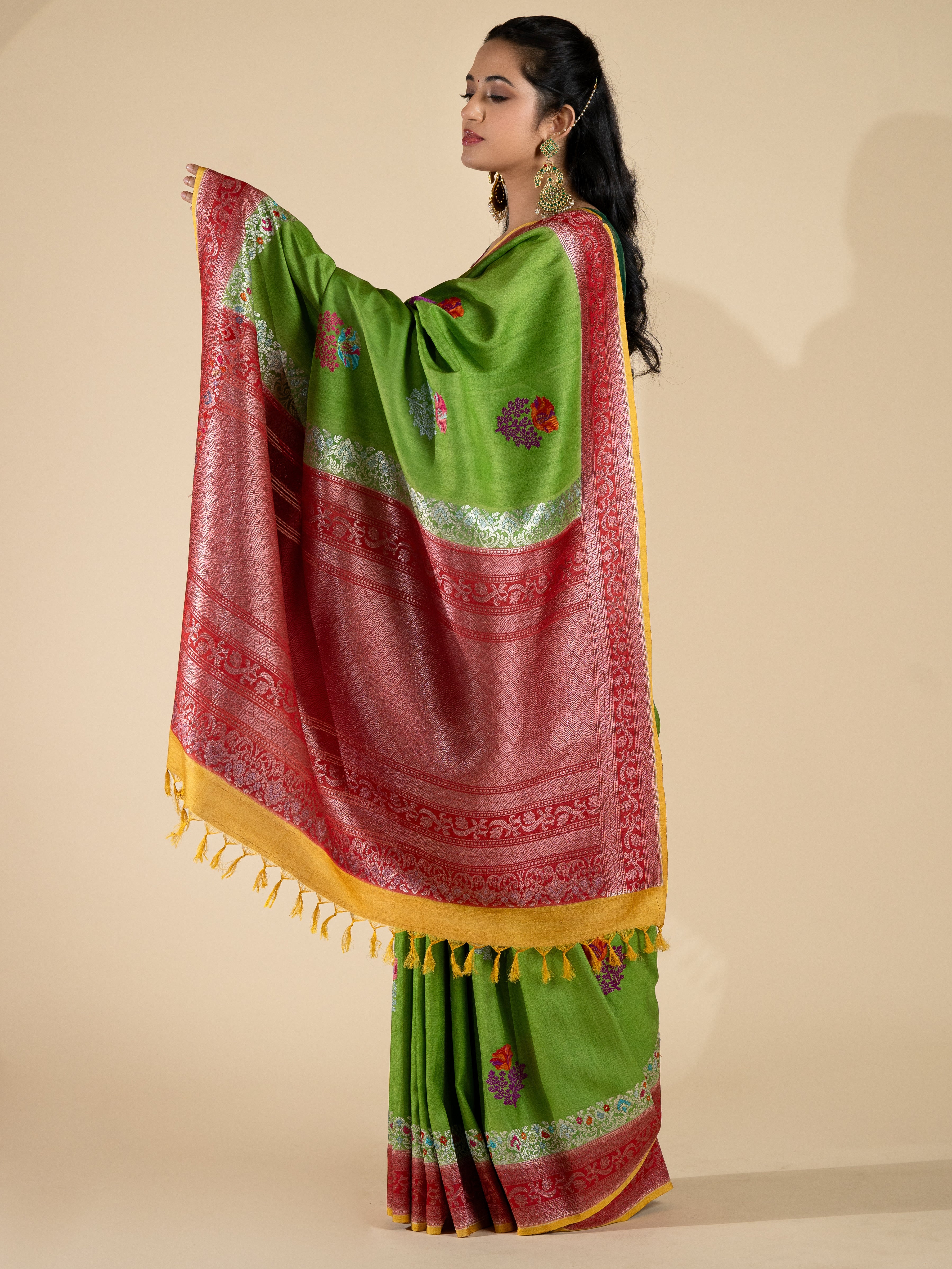 Tussore Saree