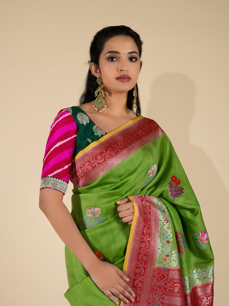 Tussore Saree